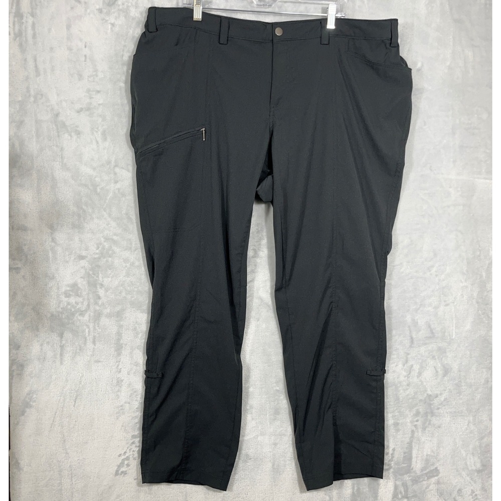 Duluth Trading Co Women Pants 22W x 31 Black Dry on the Fly Hiking Utility